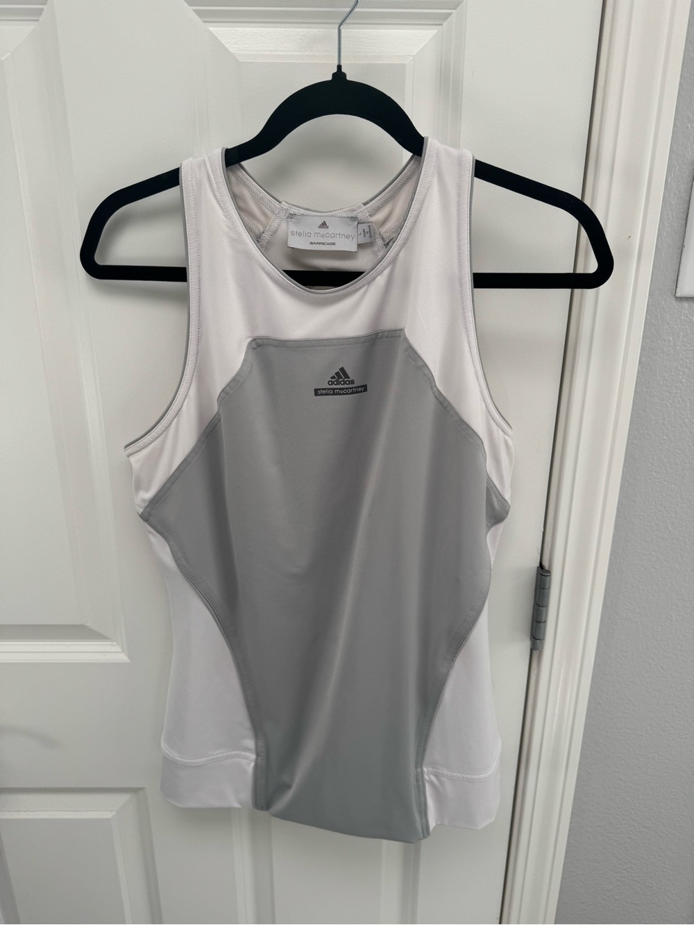 Adidas by Stella McCartney White and Gray Women’s Workout Tank Top